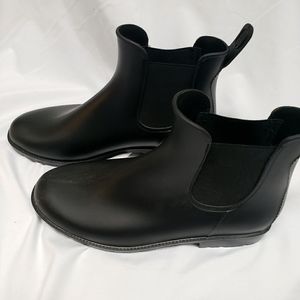 Asgard Black waterproof rubber ankel boot